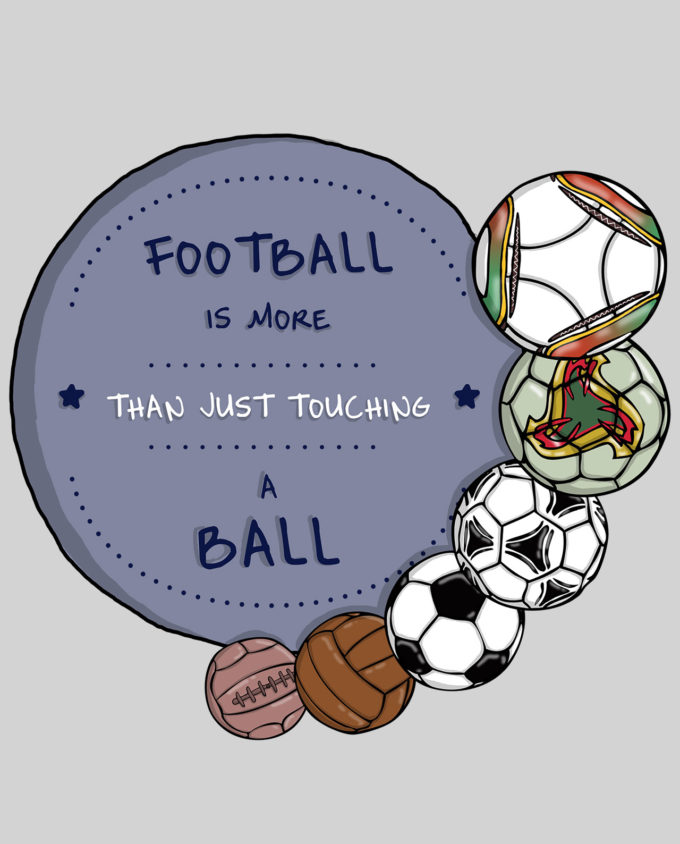 camiseta balones de futbol