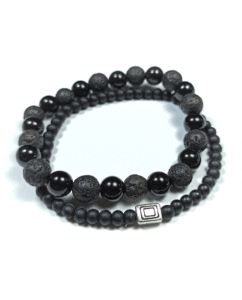 pulsera de lava y onix